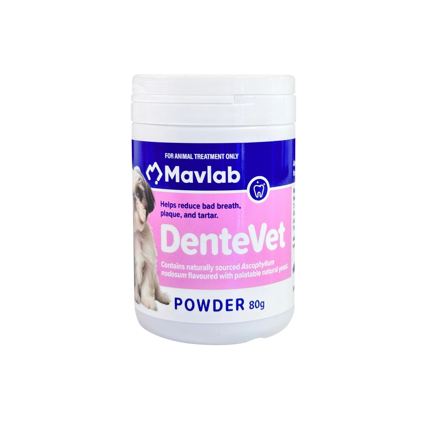 Mavlab DenteVet Powder For Dogs & Cats 80g 1 Mavlab DenteVet Powder For Dogs & Cats 80g