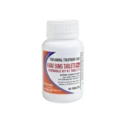 K-Mav Chewable Vitamin K1 Tablets 8 K-Mav Chewable Vitamin K1 Tablets -Vetn Pet Direct Store Mavlab KMav 50mg Tablets 4web