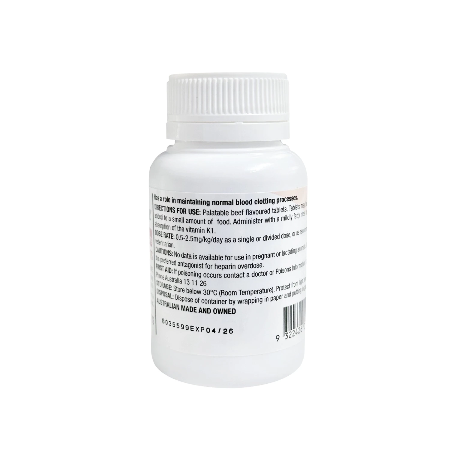 K-Mav Chewable Vitamin K1 Tablets 5 K-Mav Chewable Vitamin K1 Tablets - Image 5