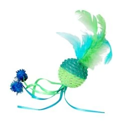Mesh Ball Cat Toy 8 Mesh Ball Cat Toy -Vetn Pet Direct Store Mesh Ball Cat Toy single green web