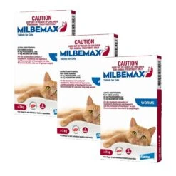 Milbemax Broad Spectrum Wormer For Cats - Value Bundle 6 Milbemax Broad Spectrum Wormer For Cats - Value Bundle -Vetn Pet Direct Store Milbemax Cat 2s 3x Bundle Web