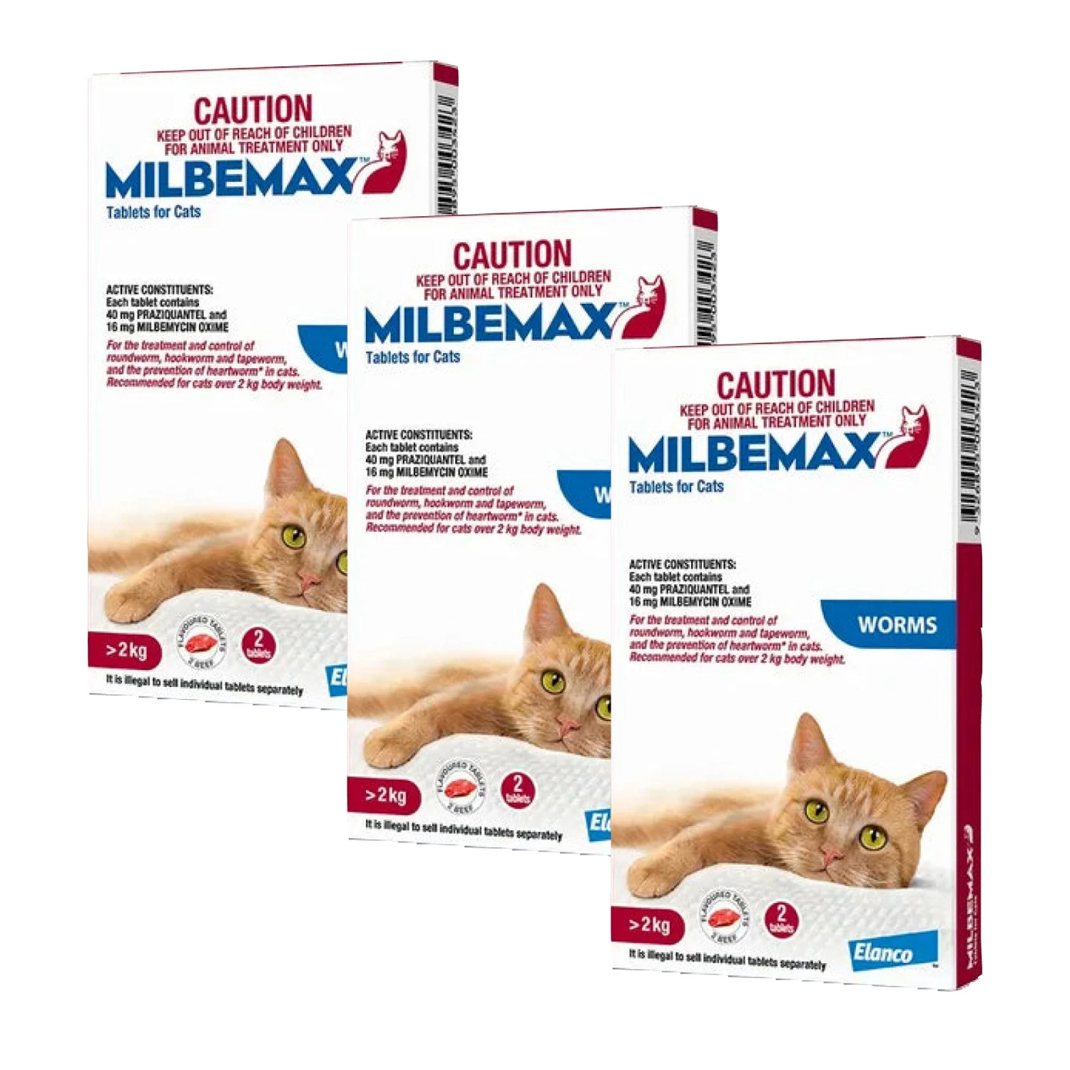 Milbemax Broad Spectrum Wormer For Cats - Value Bundle 3 Milbemax Broad Spectrum Wormer For Cats - Value Bundle - Image 3