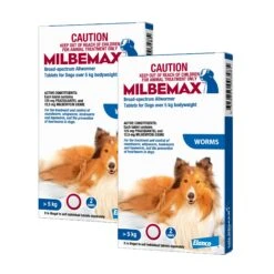 Milbemax Broad Spectrum Wormer For Dogs - Value Bundles 7 Milbemax Broad Spectrum Wormer For Dogs - Value Bundles -Vetn Pet Direct Store Milbemax Dog 2x Bundle Web