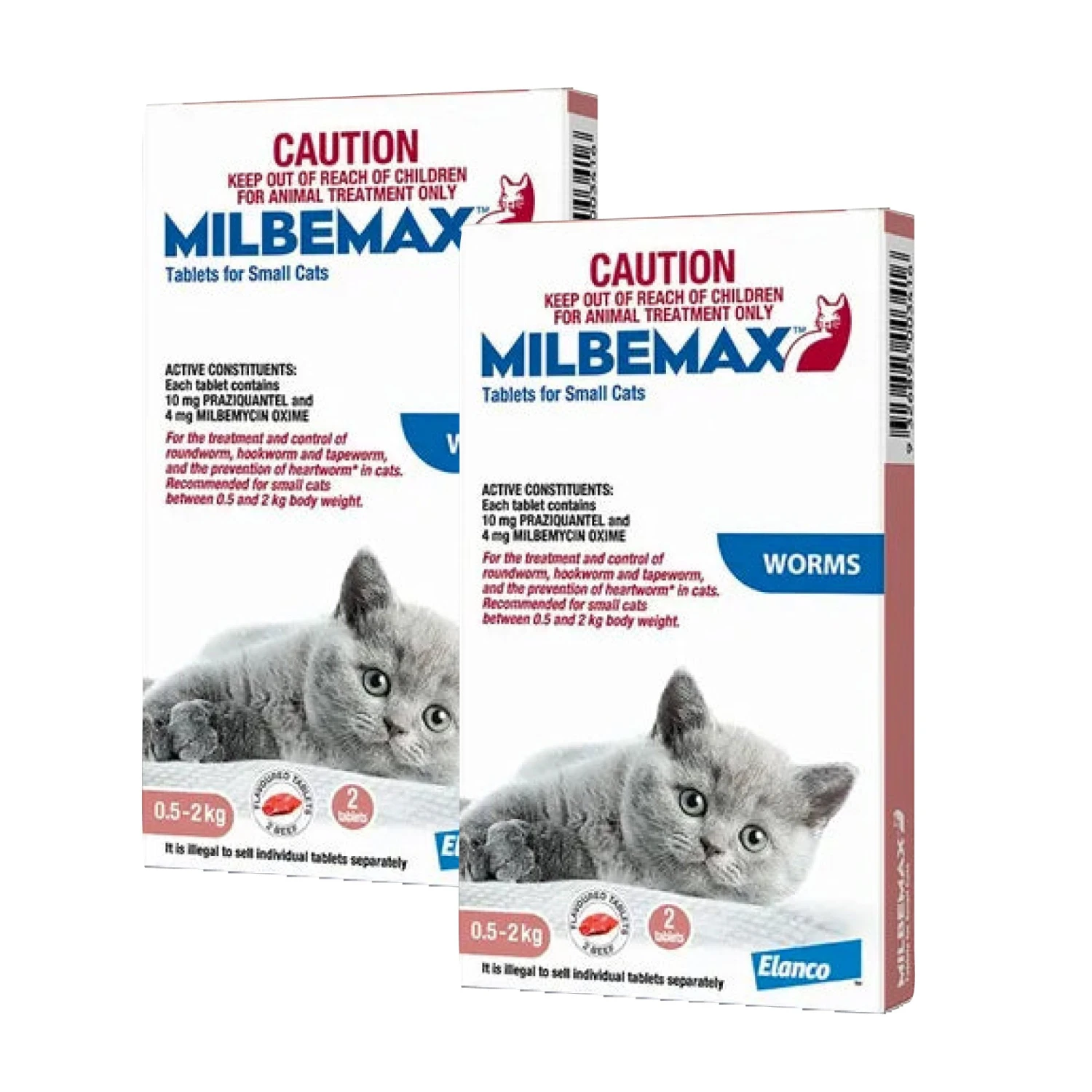 Milbemax Broad Spectrum Wormer For Cats - Value Bundle 2 Milbemax Broad Spectrum Wormer For Cats - Value Bundle - Image 2