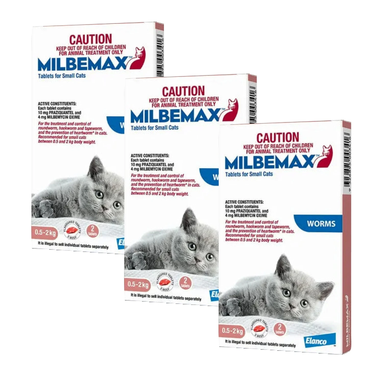 Milbemax Broad Spectrum Wormer For Cats - Value Bundle 1 Milbemax Broad Spectrum Wormer For Cats - Value Bundle