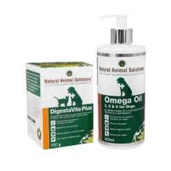 Natural Animal Solutions DigestaVite Plus & Omega Oil Value Bundle