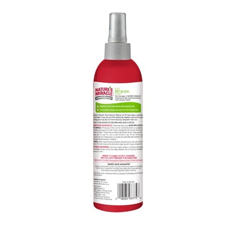 Nature's Miracle Advanced Platinum Cat Pet Block Repellent Spray 236mL 2 Nature's Miracle Advanced Platinum Cat Pet Block Repellent Spray 236mL - Image 2