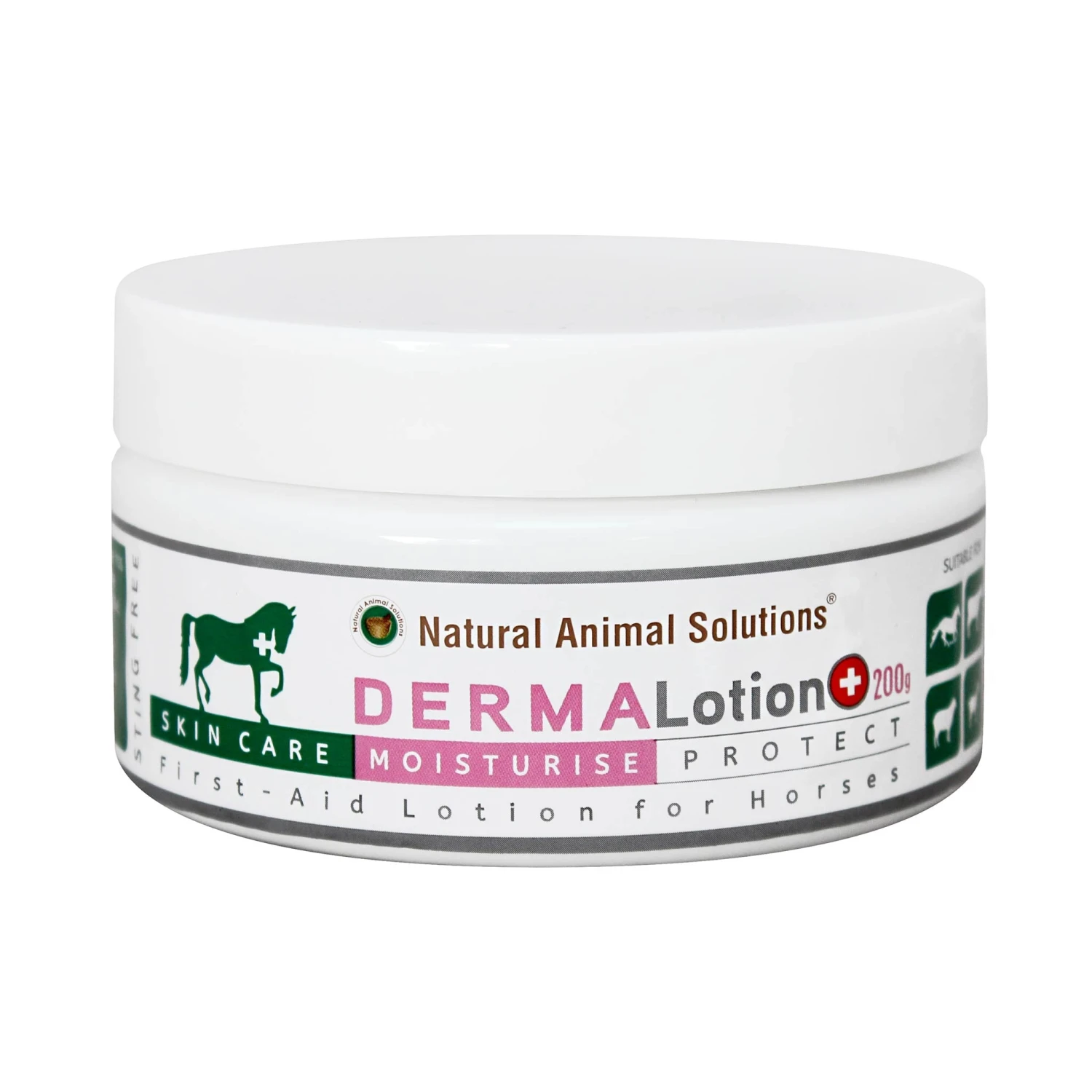 Natural Animal Solutions DermaLotion First Aid Skin Lotion For Horses 200g 1 Natural Animal Solutions DermaLotion First Aid Skin Lotion For Horses 200g