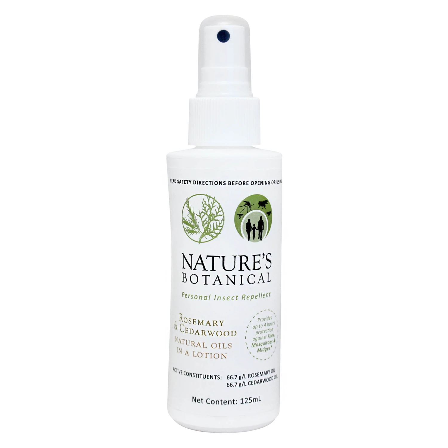 Nature's Botanical Rosemary & Cedarwood Lotion Personal Insect Repellent 1 Nature's Botanical Rosemary & Cedarwood Lotion Personal Insect Repellent