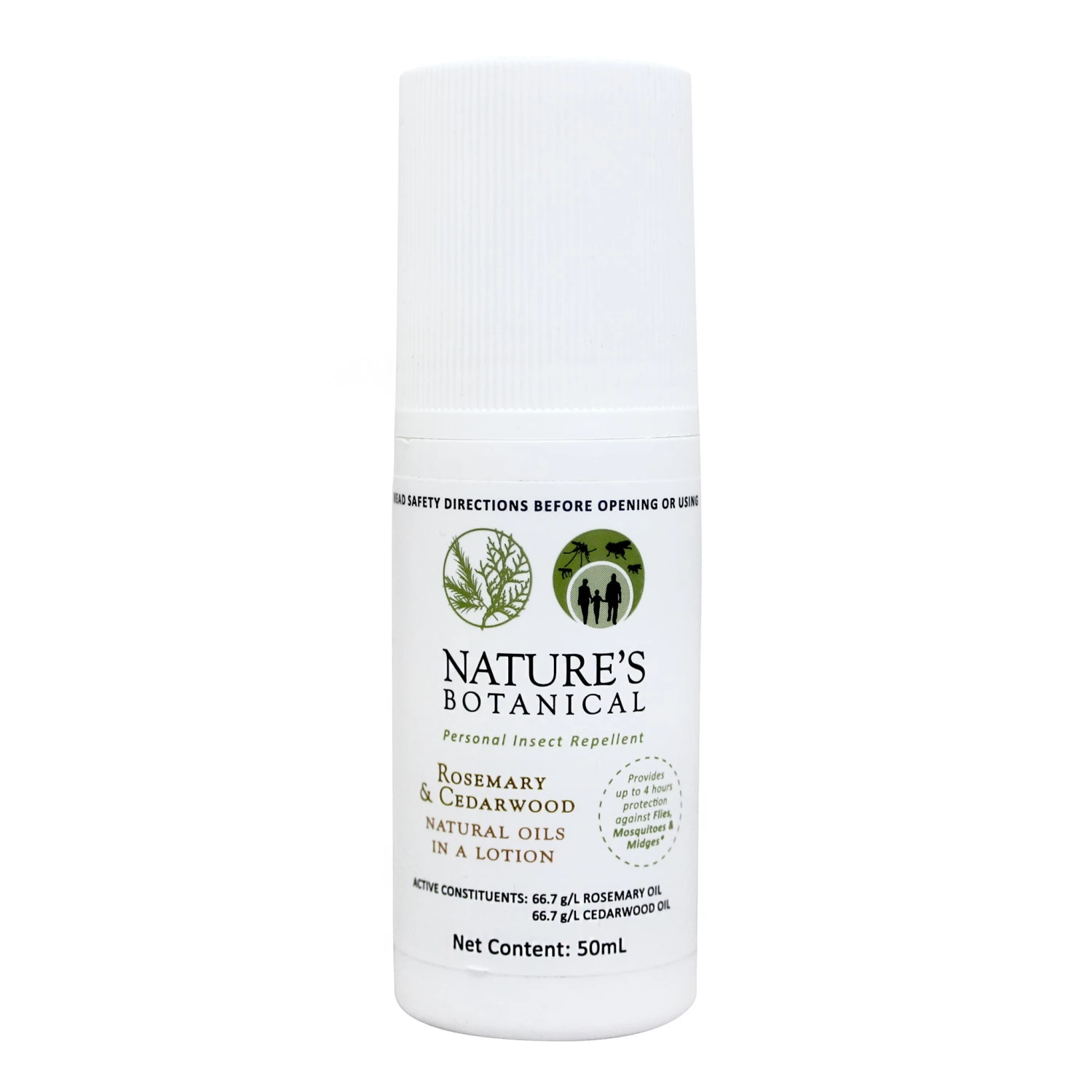 Nature's Botanical Rosemary & Cedarwood Roll-on Personal Insect Repellent 50mL 1 Nature's Botanical Rosemary & Cedarwood Roll-on Personal Insect Repellent 50mL