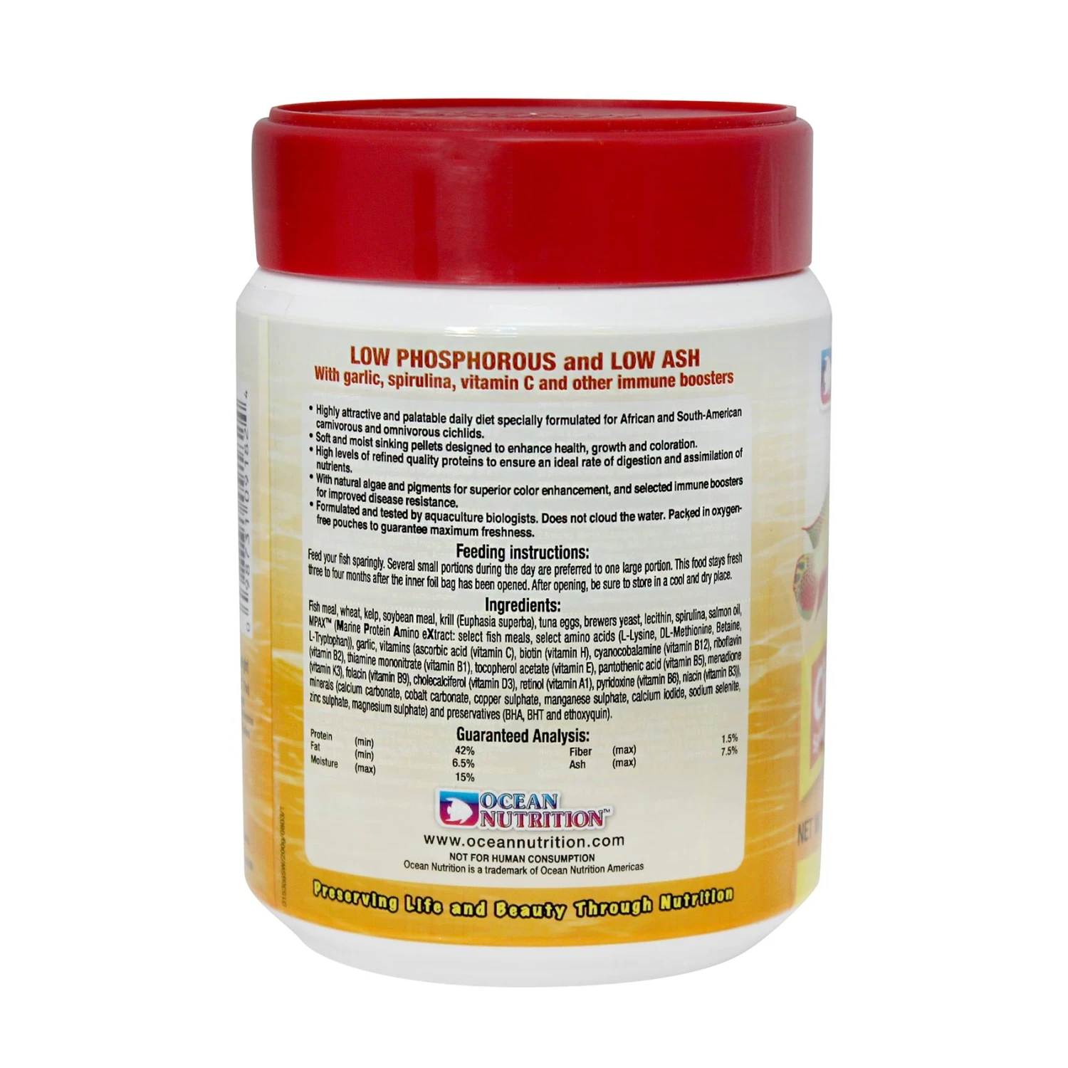 Ocean Nutrition Cichlid Omni Pellets 3 Ocean Nutrition Cichlid Omni Pellets - Image 3