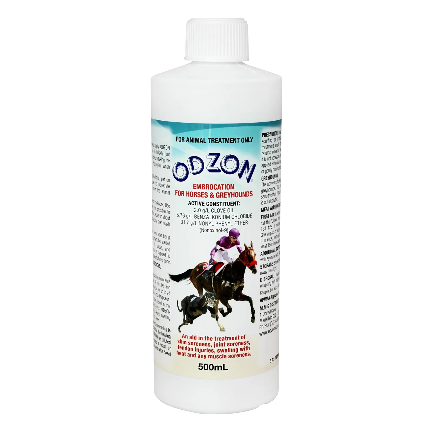 Odzon Embrocation For Horses & Greyhounds 500ml 1 Odzon Embrocation For Horses & Greyhounds 500ml