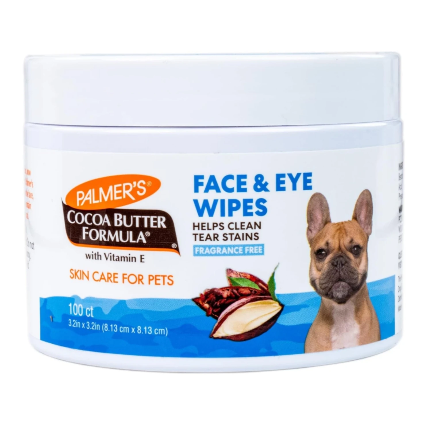 Palmer's For Pets Face & Eye Wipes With Cocoa Butter 100pk - Unscented 1 Palmer's For Pets Face & Eye Wipes With Cocoa Butter 100pk - Unscented