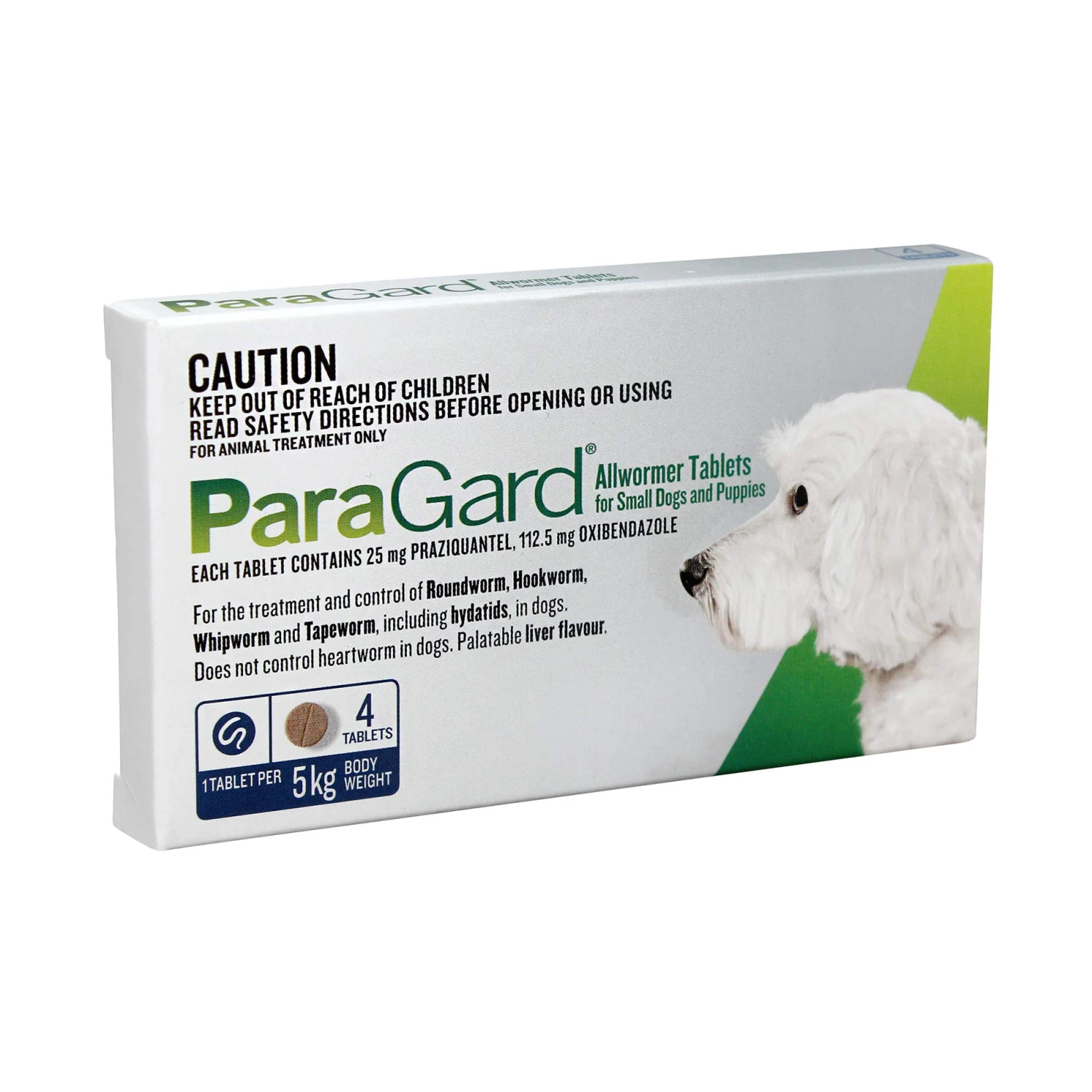 ParaGard Allwormer Tablets For Small Dogs & Puppies 1 ParaGard Allwormer Tablets For Small Dogs & Puppies