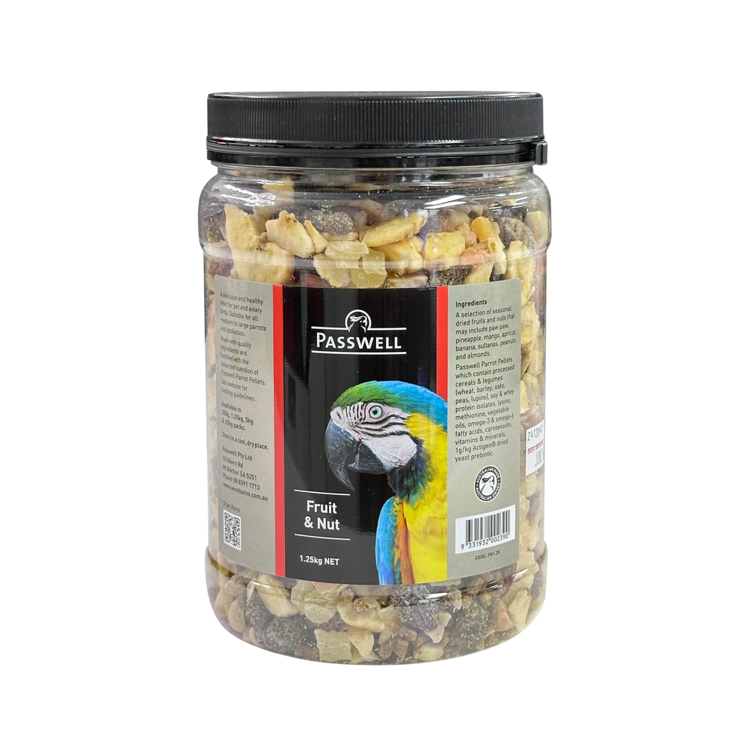 Passwell Fruit & Nut Treat For Birds 1 Passwell Fruit & Nut Treat For Birds