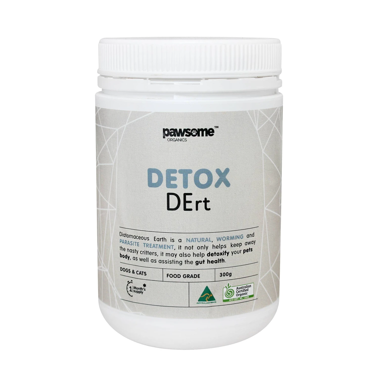 Detox DErt - Food Grade Diatomaceous Earth 300g 1 Detox DErt - Food Grade Diatomaceous Earth 300g