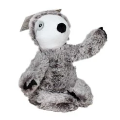 Prestige Plush Snuggle Buddies Sloth -Vetn Pet Direct Store Prestige Plus Snuggle Buddies Sloth Grey angle web