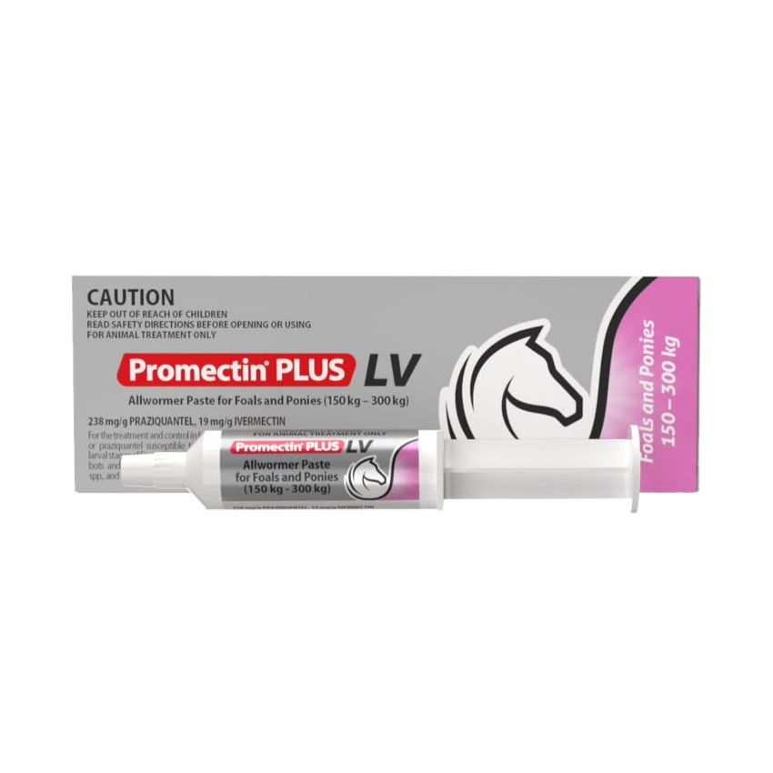 Promectin PLUS LV Allwormer Paste For Foals And Ponies (150 - 300kg) 1 Promectin PLUS LV Allwormer Paste For Foals And Ponies (150 - 300kg)