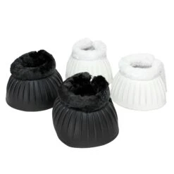 Ribbed Bell Boots With Fleece Top