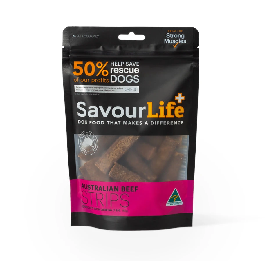 SavourLife Australian Beef Strips 165g 1 SavourLife Australian Beef Strips 165g