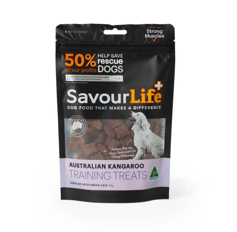 SavourLife Australian Kangaroo Training Treats 165g 1 SavourLife Australian Kangaroo Training Treats 165g