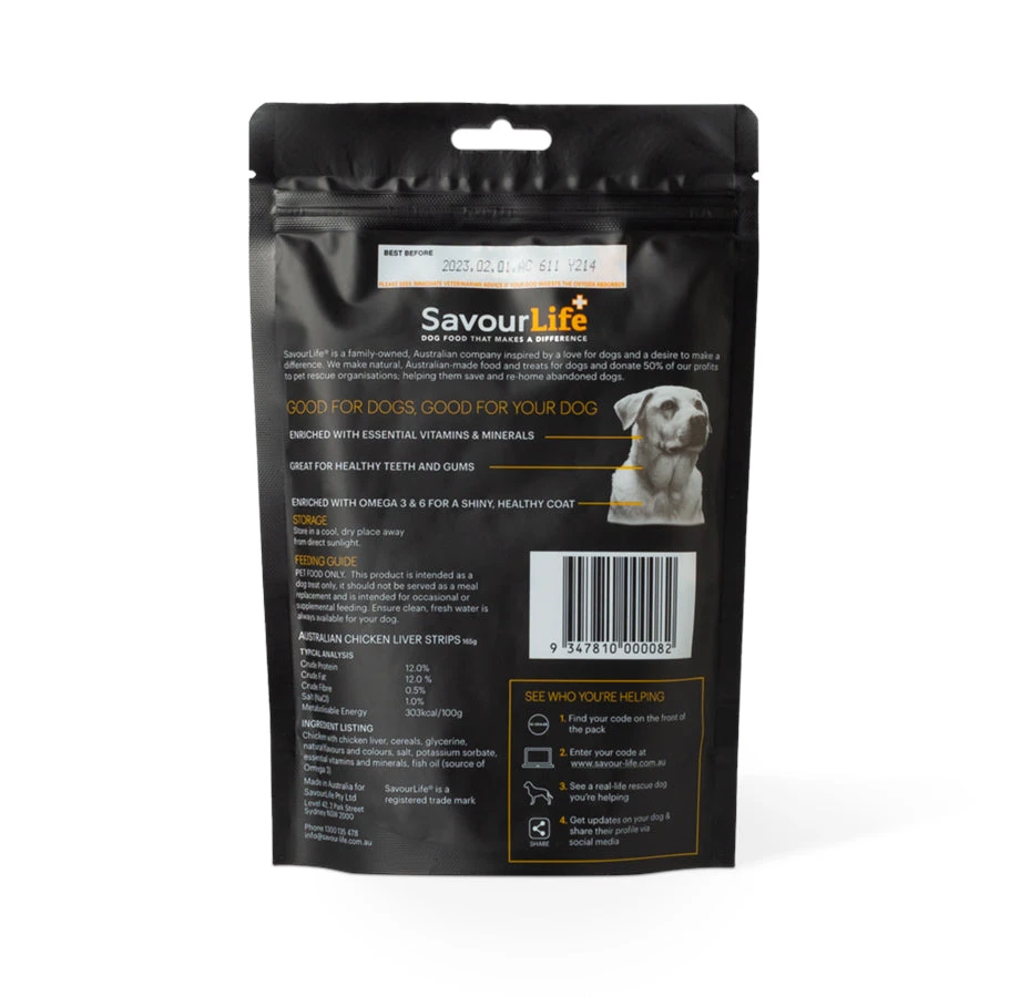 SavourLife Australian Chicken Liver Strips 2 SavourLife Australian Chicken Liver Strips - Image 2