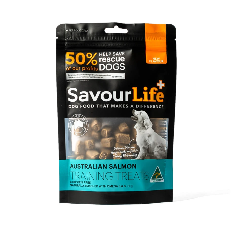 SavourLife Australian Salmon Training Treats 150g 1 SavourLife Australian Salmon Training Treats 150g