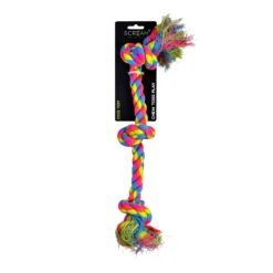 Scream 3-Knot Rope Dog Toy