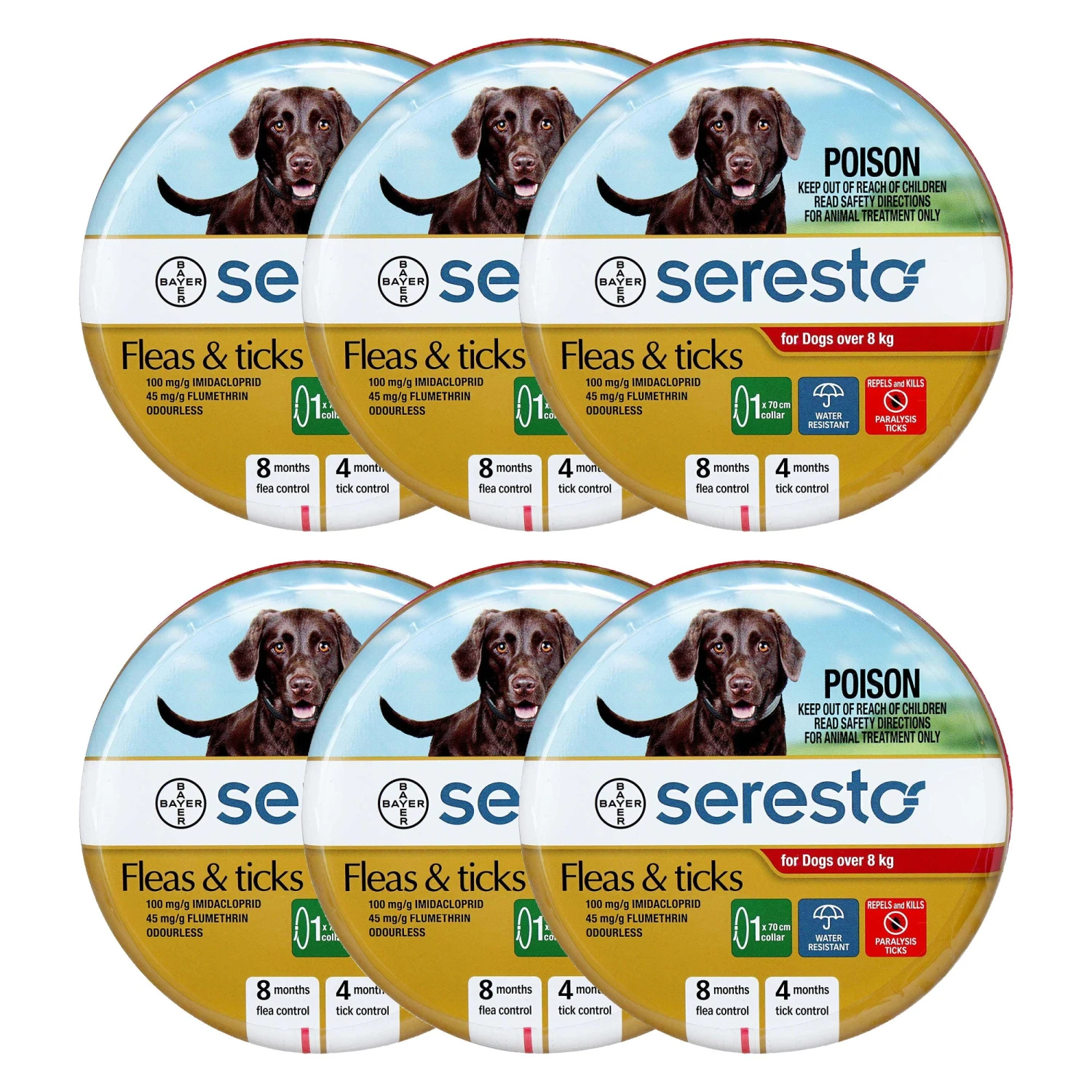 Seresto Flea & Tick Collar For Dogs Over 8kg - Value Bundles 2 Seresto Flea & Tick Collar For Dogs Over 8kg - Value Bundles - Image 2