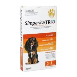 Simparica TRIO For Small Dogs 5.1-10kg 7 Simparica TRIO For Small Dogs 5.1-10kg -Vetn Pet Direct Store Simparica Trio 3pk S web