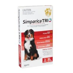 Simparica TRIO For XLarge Dogs 40.1-60kg -Vetn Pet Direct Store Simparica Trio 3pk XL web