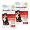 Simparica TRIO For XLarge Dogs 40.1-60kg - 12 Pack Value Bundle