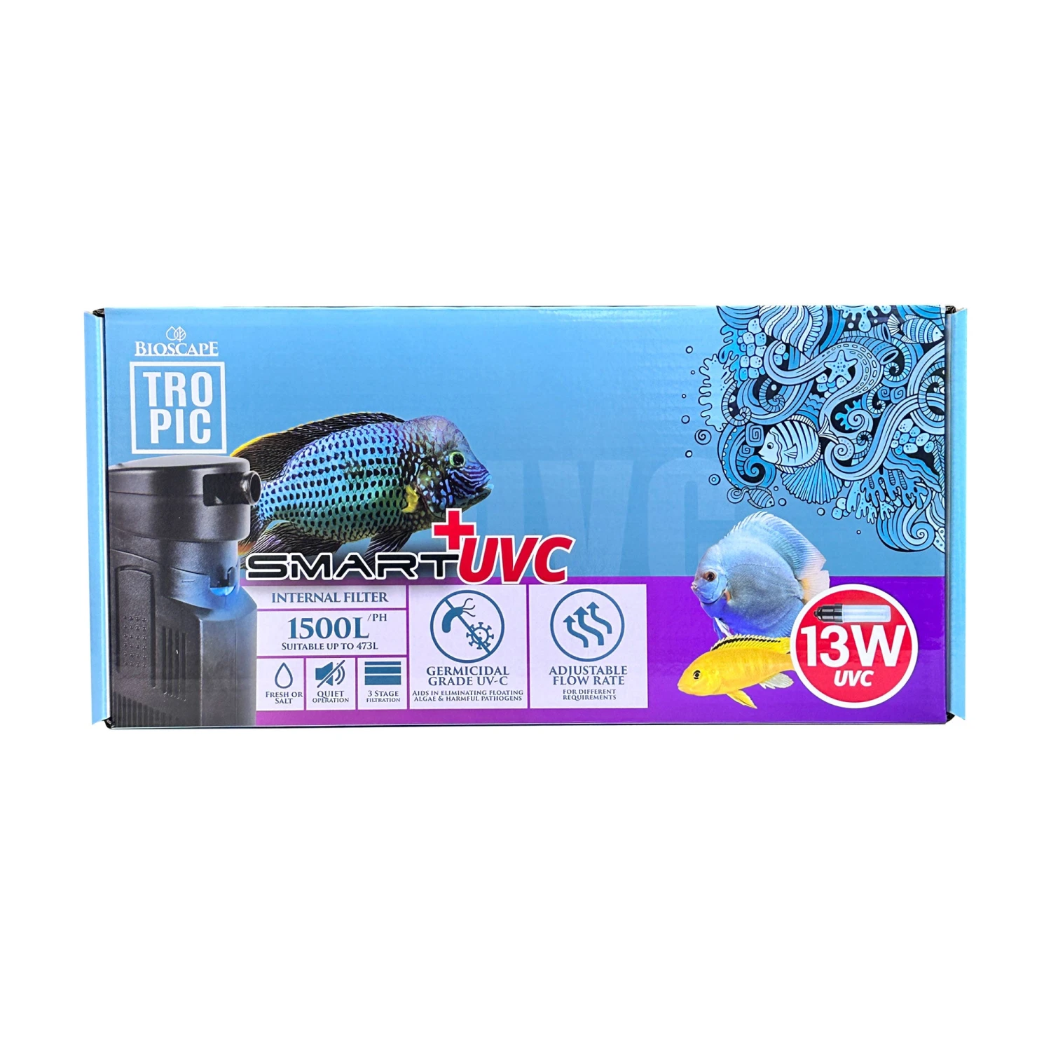 Bioscape Smart UVC Internal Filter 13W1500L/H 2 Bioscape Smart UVC Internal Filter 13W1500L/H - Image 2