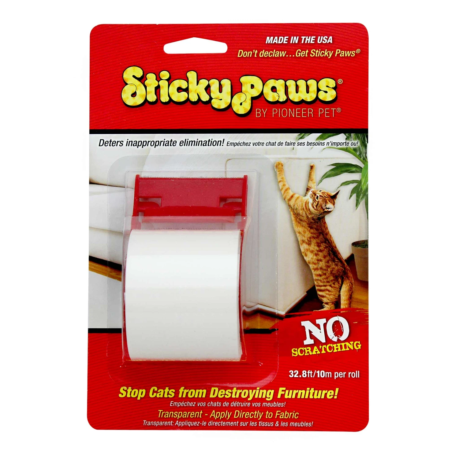 Sticky Paws Cat Scratching Deterrent 1 Sticky Paws Cat Scratching Deterrent