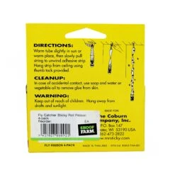 Sticky Roll Fly Catching Ribbon 4 Pack 5 Sticky Roll Fly Catching Ribbon 4 Pack -Vetn Pet Direct Store Sticky Roll Ribbon Fly Catcher 4pk back web