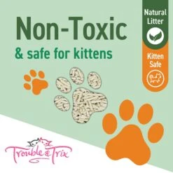 Trouble & Trix Natural Pellet Tofu Clumping Cat Litter 10L -Vetn Pet Direct Store TroubleTrix Tiles Natural 08