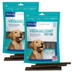 Virbac Veggiedent FR3SH Dental Chews For Dogs - 30 Pack (2 X 15's) Value Bundle 11 Virbac Veggiedent FR3SH Dental Chews For Dogs - 30 Pack (2 X 15's) Value Bundle -Vetn Pet Direct Store VEGGIEDENT Large 2pack value bundle
