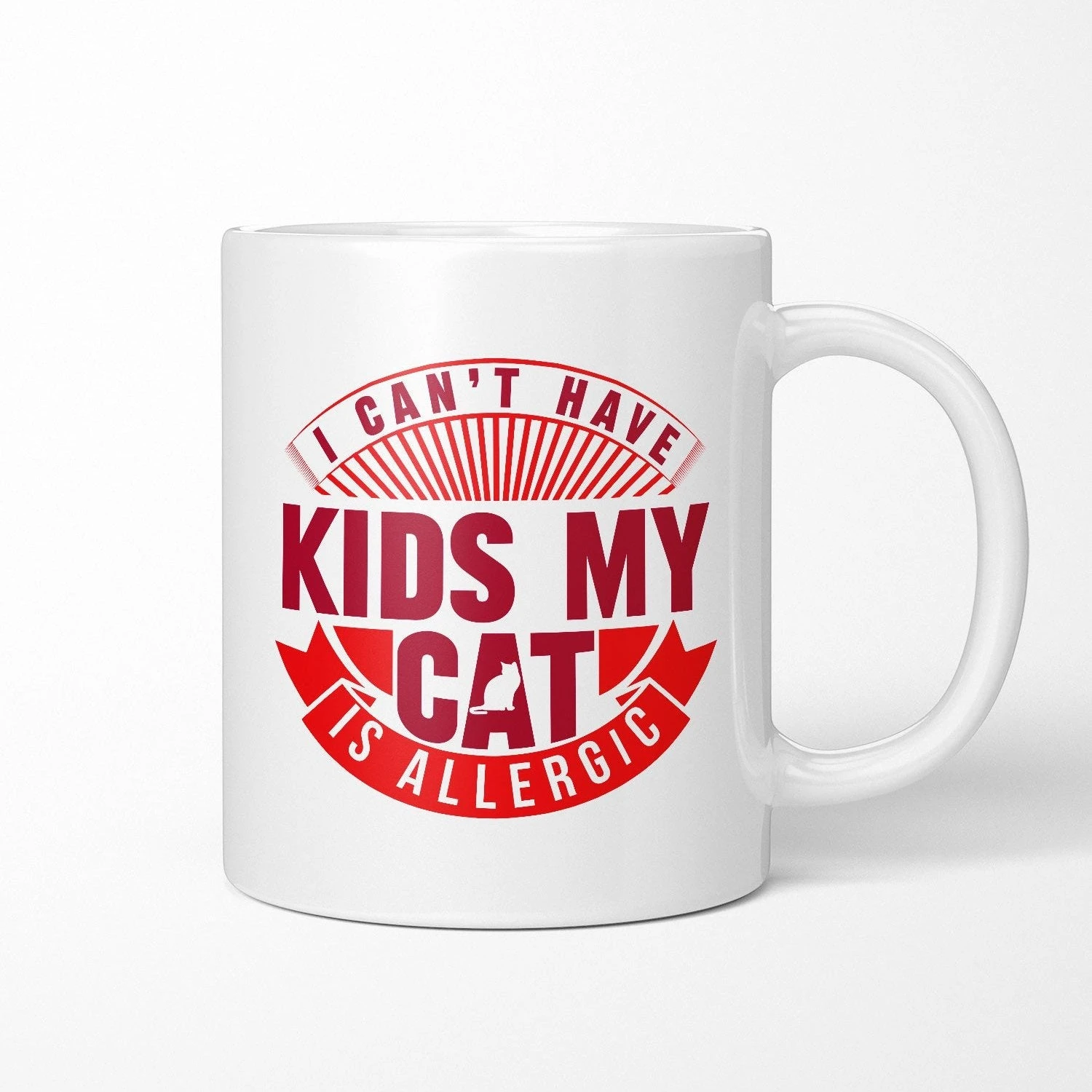 My Cat Is Allergic Ceramic Mug 2 My Cat Is Allergic Ceramic Mug - Image 2