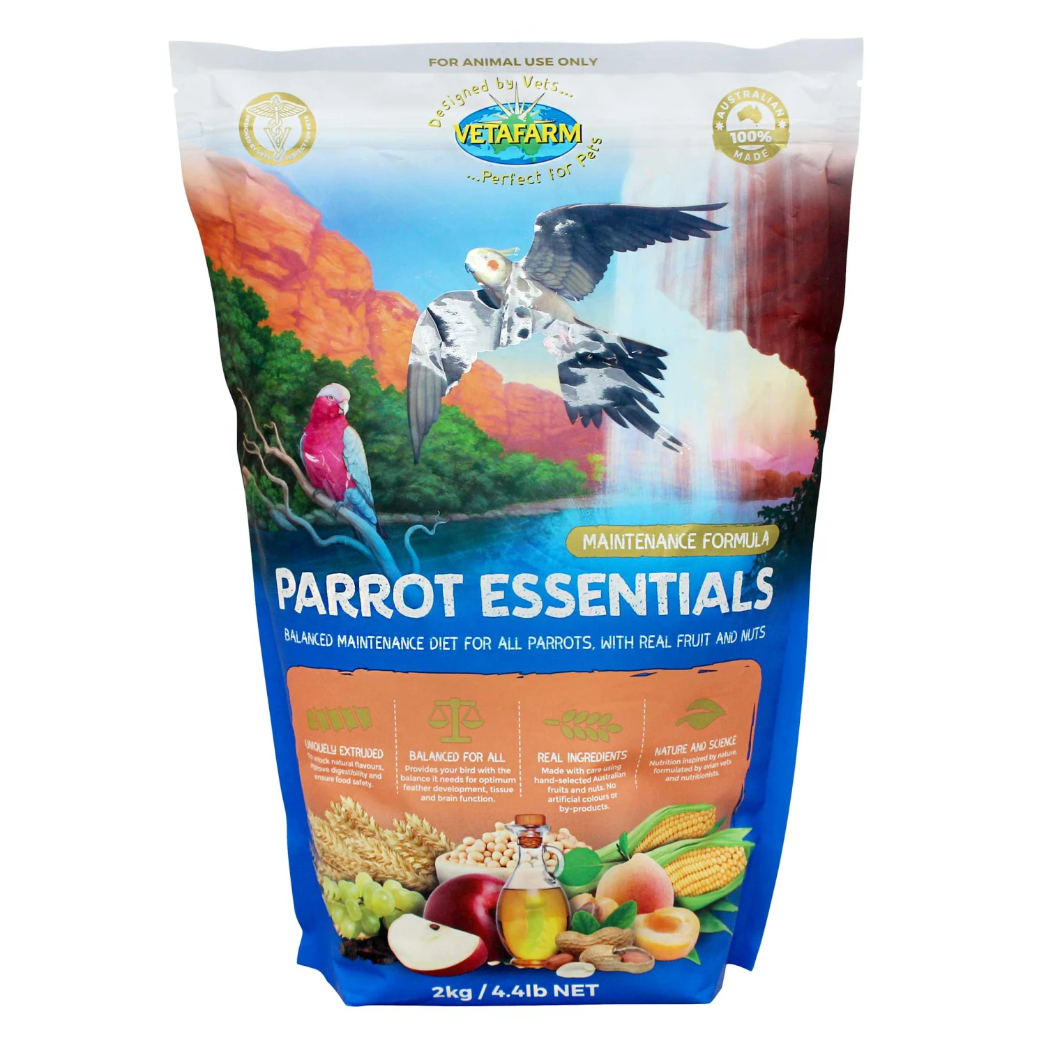 Vetafarm Parrot Essentials Maintenance Formula Pellets 3 Vetafarm Parrot Essentials Maintenance Formula Pellets - Image 3