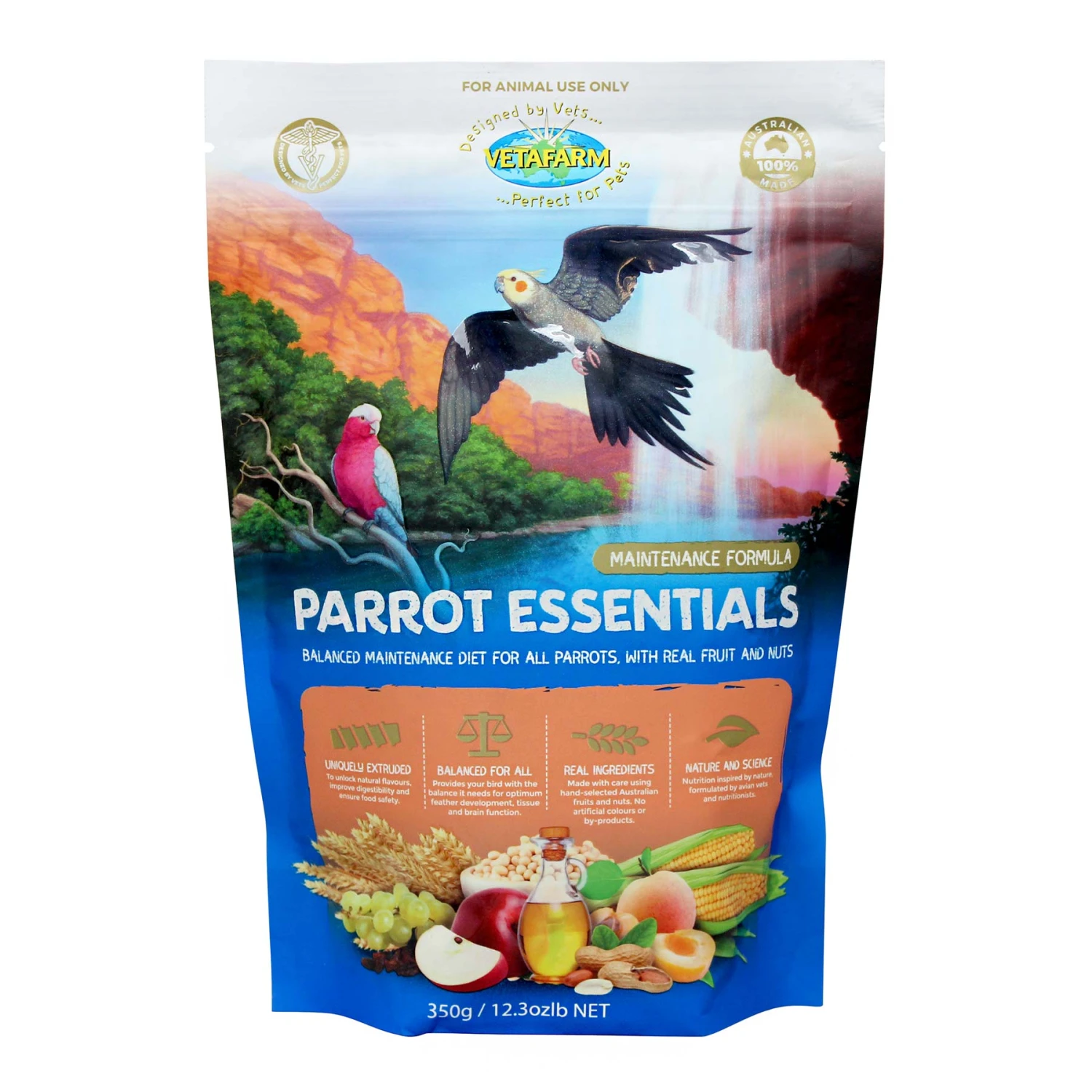 Vetafarm Parrot Essentials Maintenance Formula Pellets 4 Vetafarm Parrot Essentials Maintenance Formula Pellets - Image 4