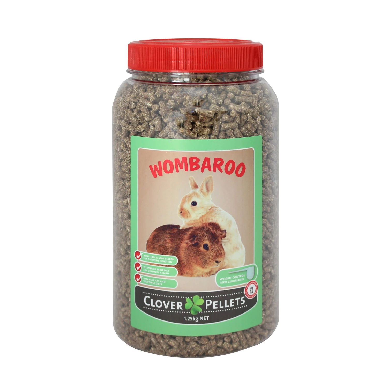 Wombaroo Clover Pellets 1.25kg 1 Wombaroo Clover Pellets 1.25kg