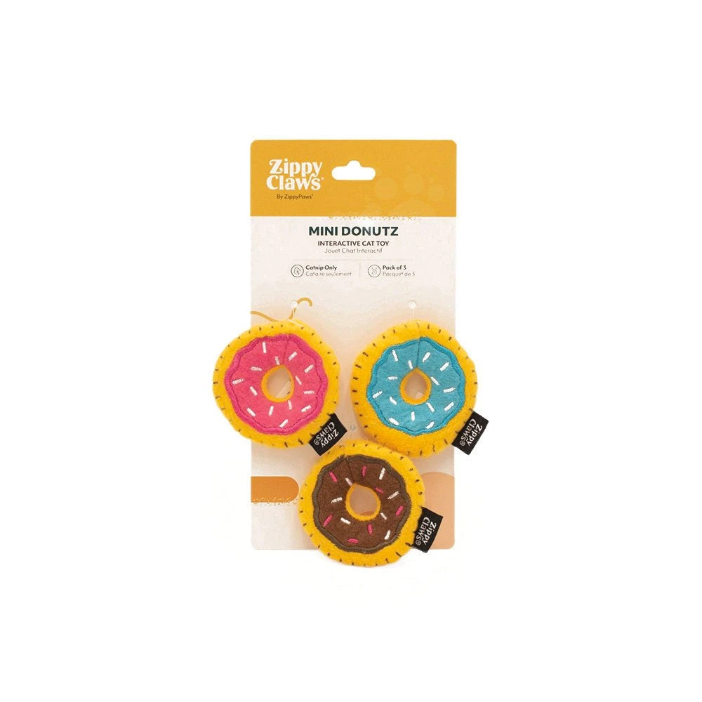 Zippy Claws Mini Donutz - 3 Pack 1 Zippy Claws Mini Donutz - 3 Pack