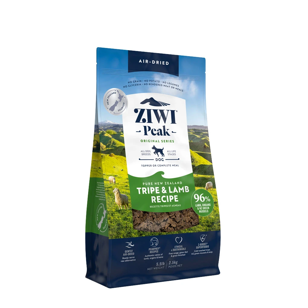 Ziwi Peak Air Dried Tripe & Lamb For Dogs 1 Ziwi Peak Air Dried Tripe & Lamb For Dogs