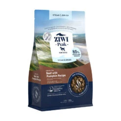Ziwi Peak Steam & Dried Grass-Fed Beef With Pumpkin Dry Dog Food -Vetn Pet Direct Store ZP steam beef pumpkin 800g