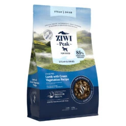 Ziwi Peak Steam & Dried Grass-Fed Lamb With Green Vegetables Dry Dog Food