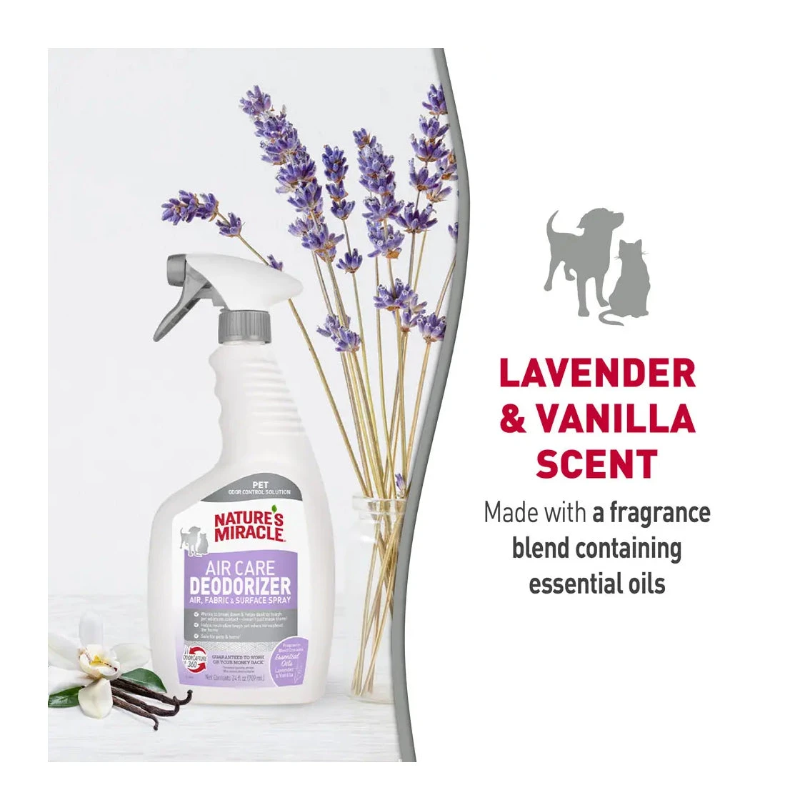 Nature's Miracle Air Care Deodorizer Lavender & Vanilla 709mL 5 Nature's Miracle Air Care Deodorizer Lavender & Vanilla 709mL - Image 5