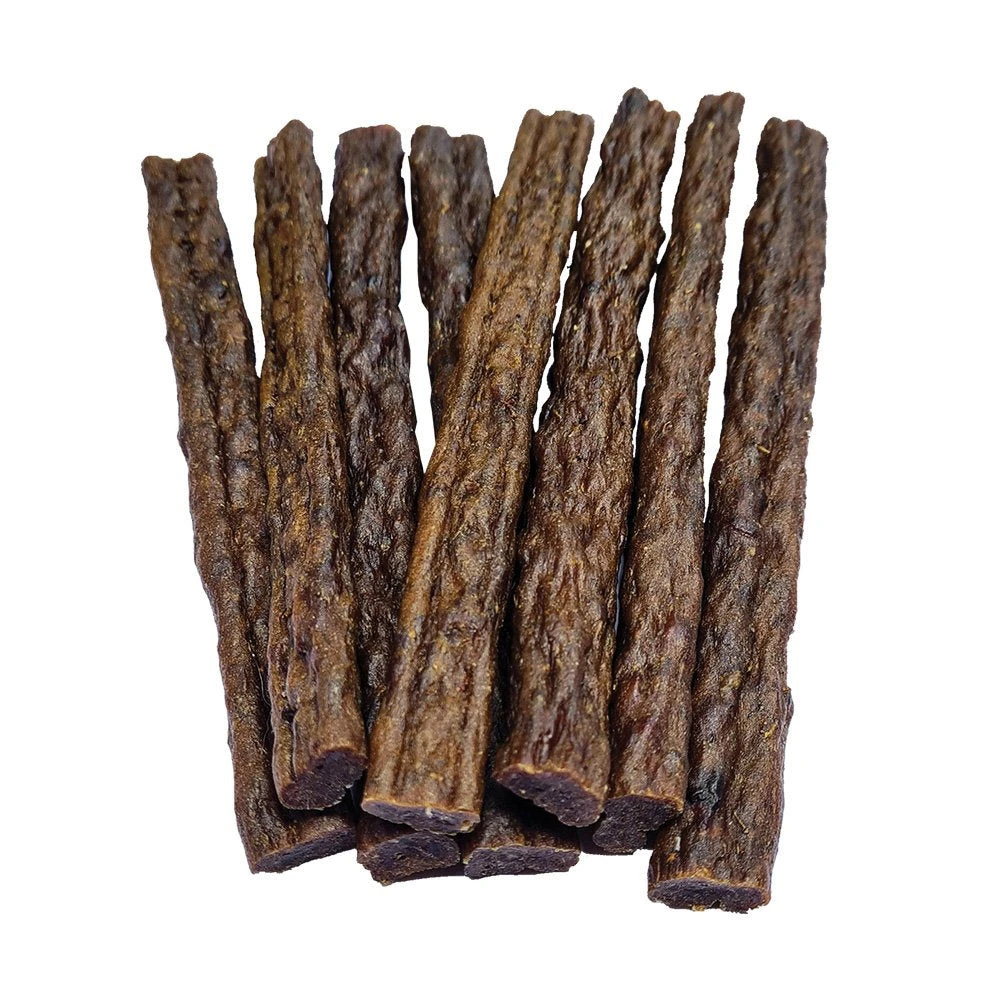 All Barks Bush Sticks Kangaroo & Venison Dog Treats 110g 3 All Barks Bush Sticks Kangaroo & Venison Dog Treats 110g - Image 3