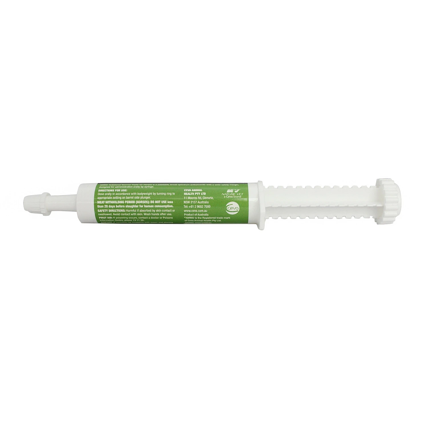CEVA AMMO Rotational Wormer Paste For Horses (Green) 32.6g 3 CEVA AMMO Rotational Wormer Paste For Horses (Green) 32.6g - Image 3