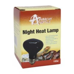 Anarchy Reptile Night Heat Lamp -Vetn Pet Direct Store anarchy reptile night heat lamp 100W 4web