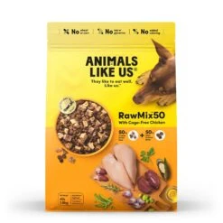 Animals Like Us RawMix50 With Cage Free ChickenDry Dog Food